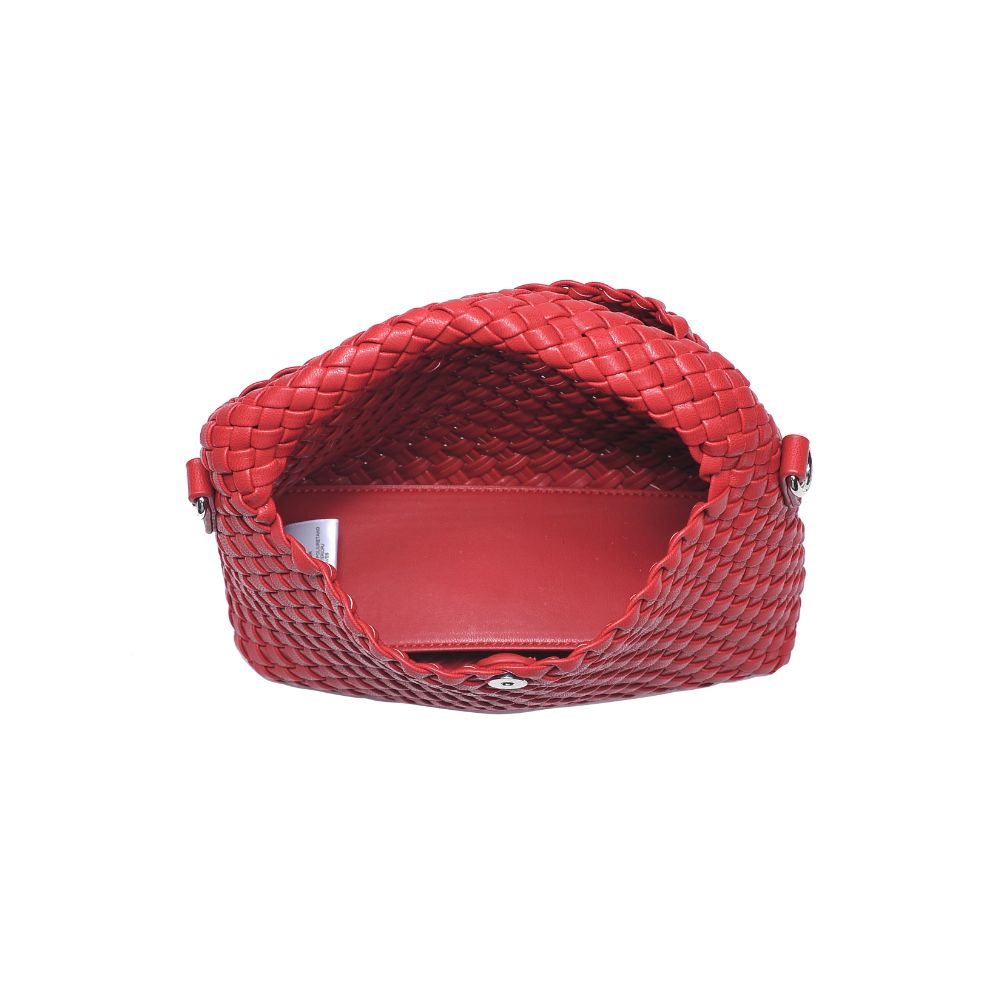 Woman wearing Red Moda Luxe Jessamine Crossbody 842017133056 View 9 | Red