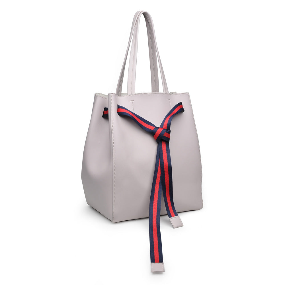 Woman wearing Bone Moda Luxe Dutchess Tote 842017118794 View 3 | Bone
