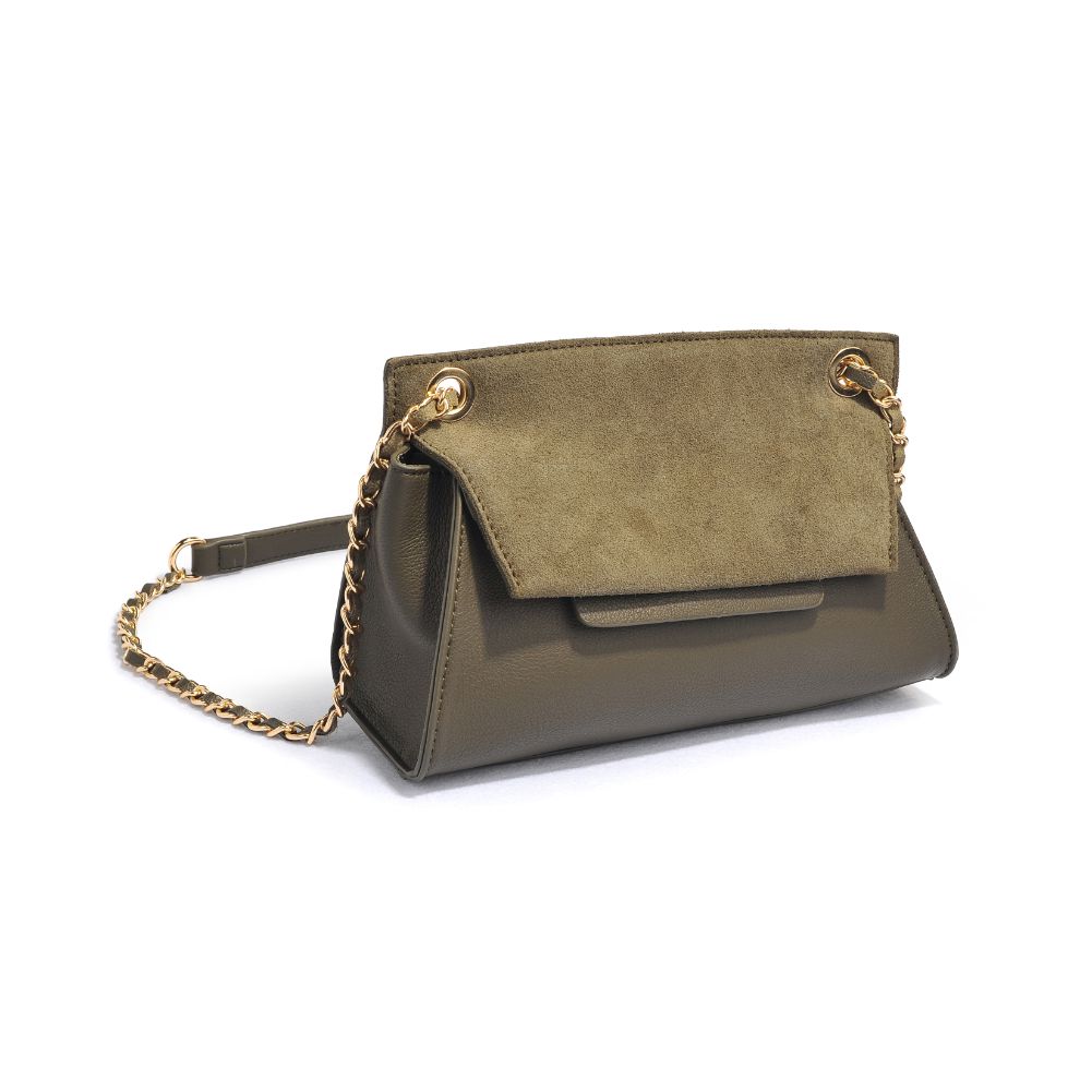 Woman wearing Olive Moda Luxe Lana Crossbody 842017126409 View 6 | Olive