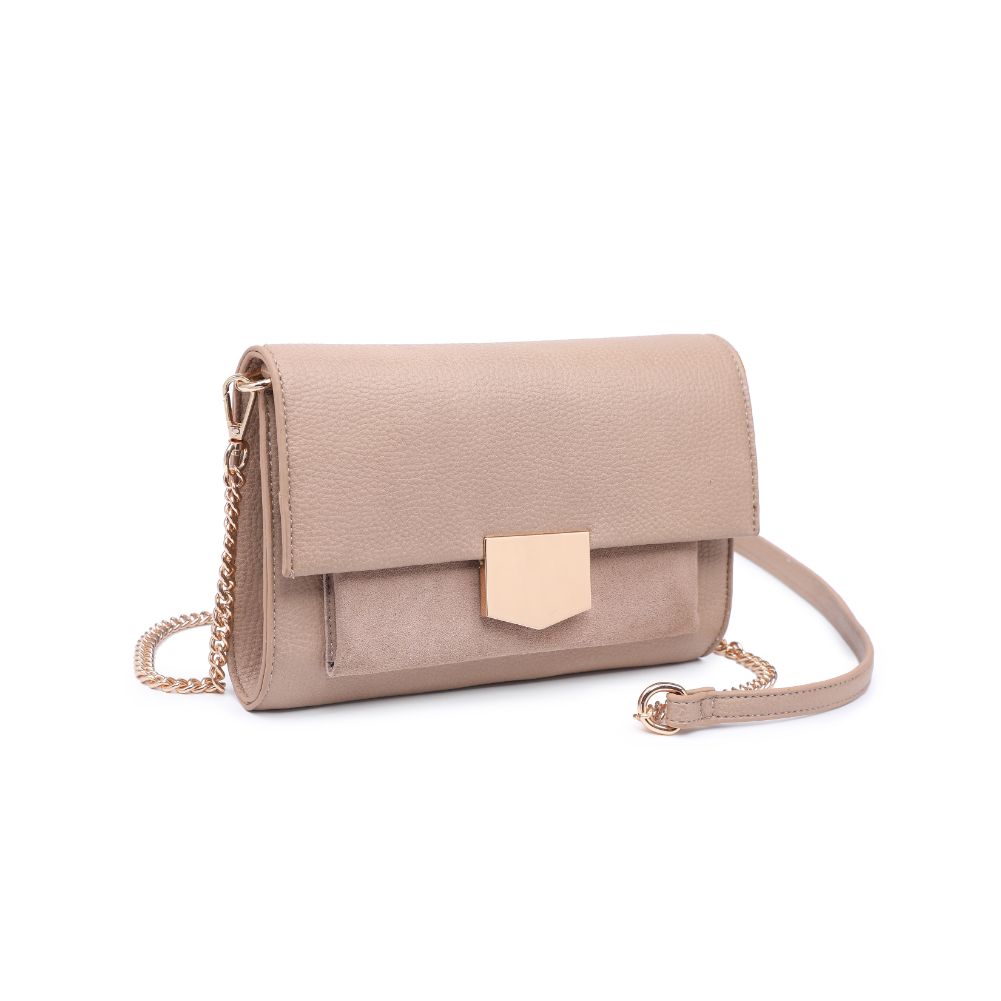 Woman wearing Natural Moda Luxe Hazel Crossbody 842017130826 View 6 | Natural