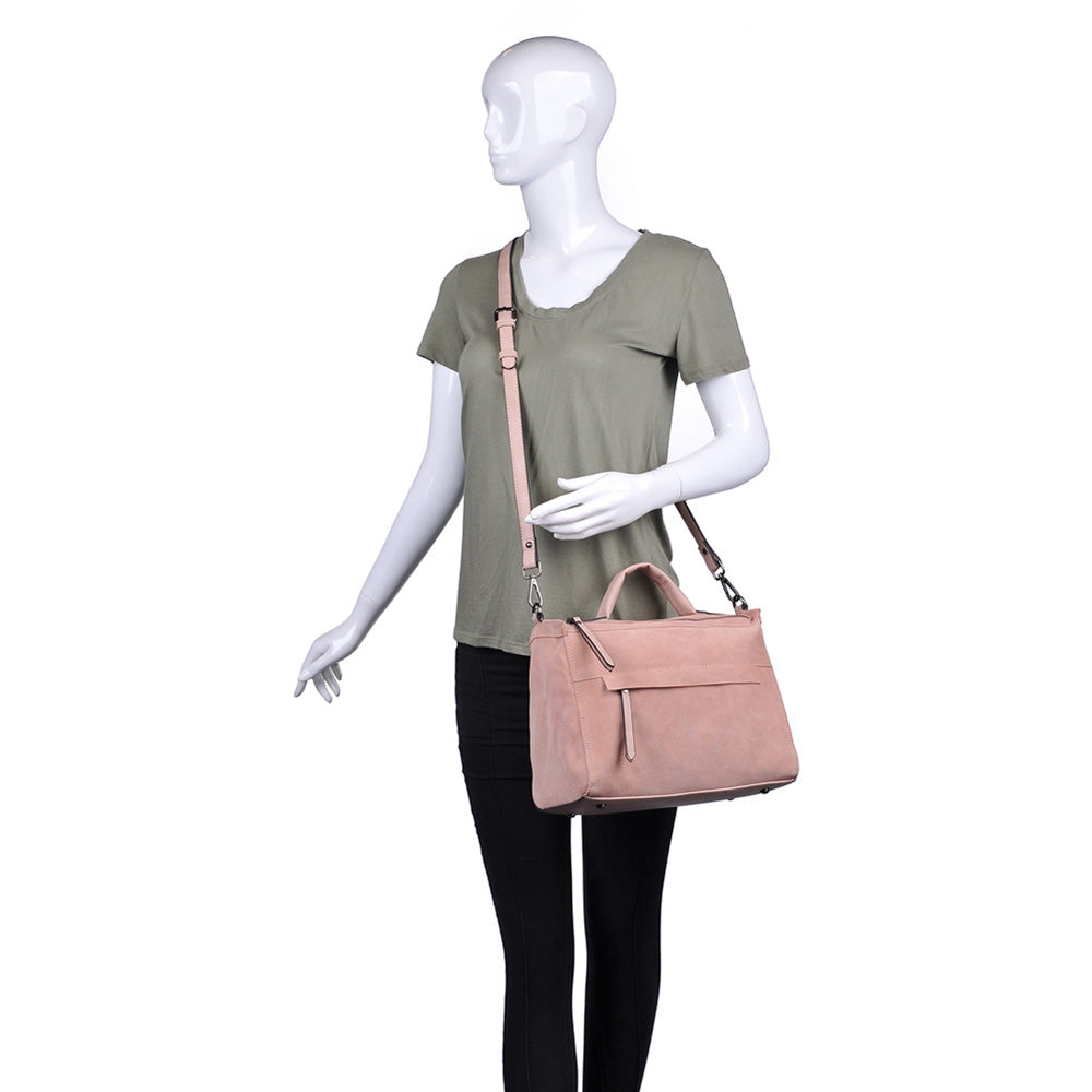 Product Image of Moda Luxe Harrison Satchel 842017120254 View 5 | Blush