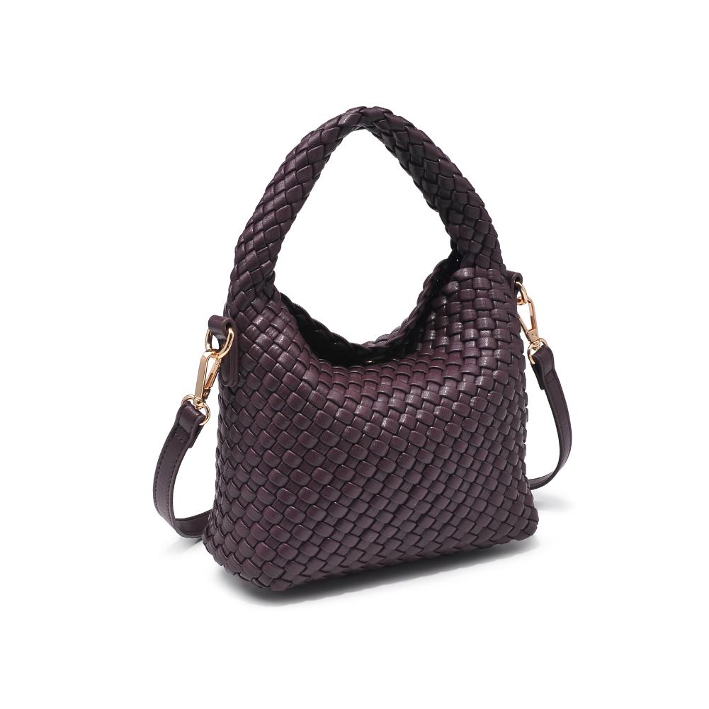 Woman wearing Espresso Moda Luxe Jessamine Crossbody 842017136217 View 6 | Espresso