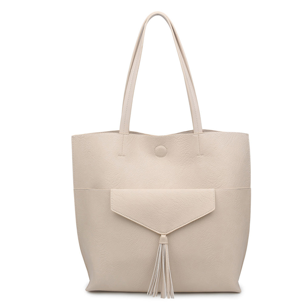 Product Image of Moda Luxe Odyssey Tote 842017112174 View 1 | Cream