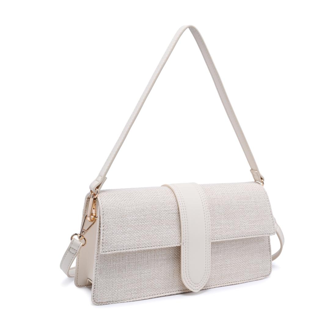 Moda Luxe Violet - Straw Monotone Crossbody 842017140139 View 6 | Ivory