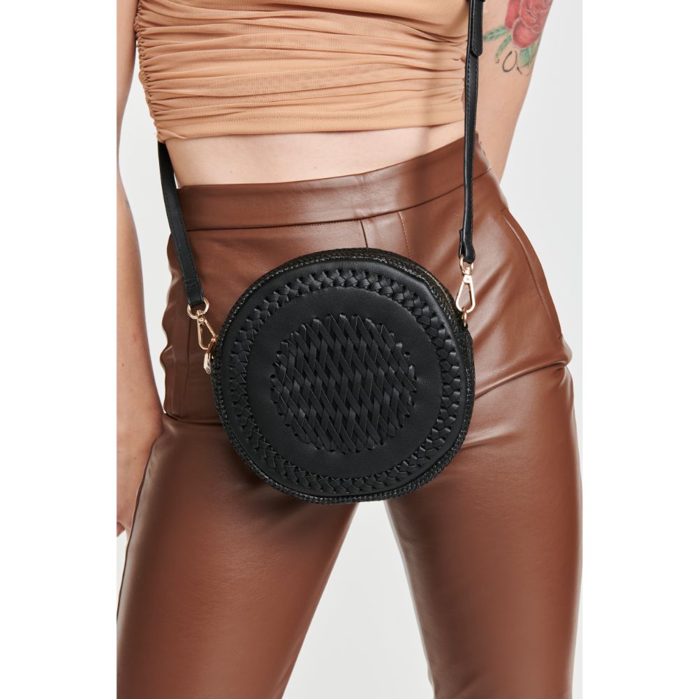 Woman wearing Black Moda Luxe Mercy Crossbody 842017119135 View 2 | Black
