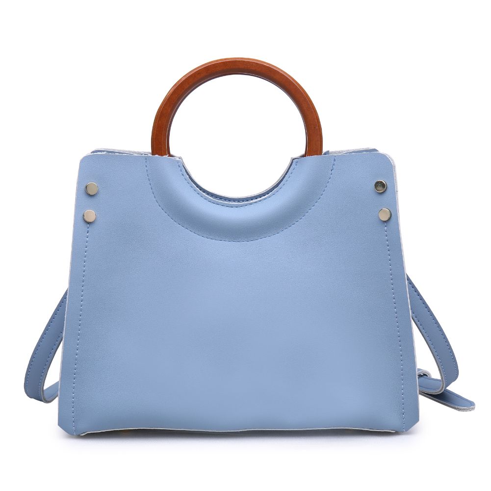Product Image of Moda Luxe Maya Satchel 842017114574 View 3 | Blue
