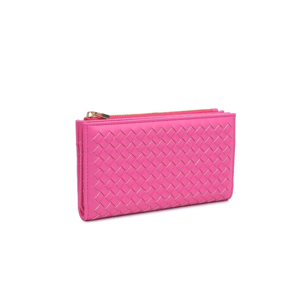 Woman wearing Hot Pink Moda Luxe Thalia Wallet 842017132356 View 6 | Hot Pink