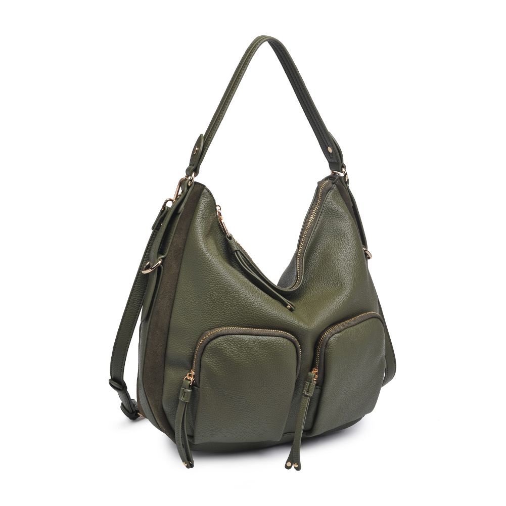 Product Image of Moda Luxe Marla Hobo 842017134046 View 6 | Olive