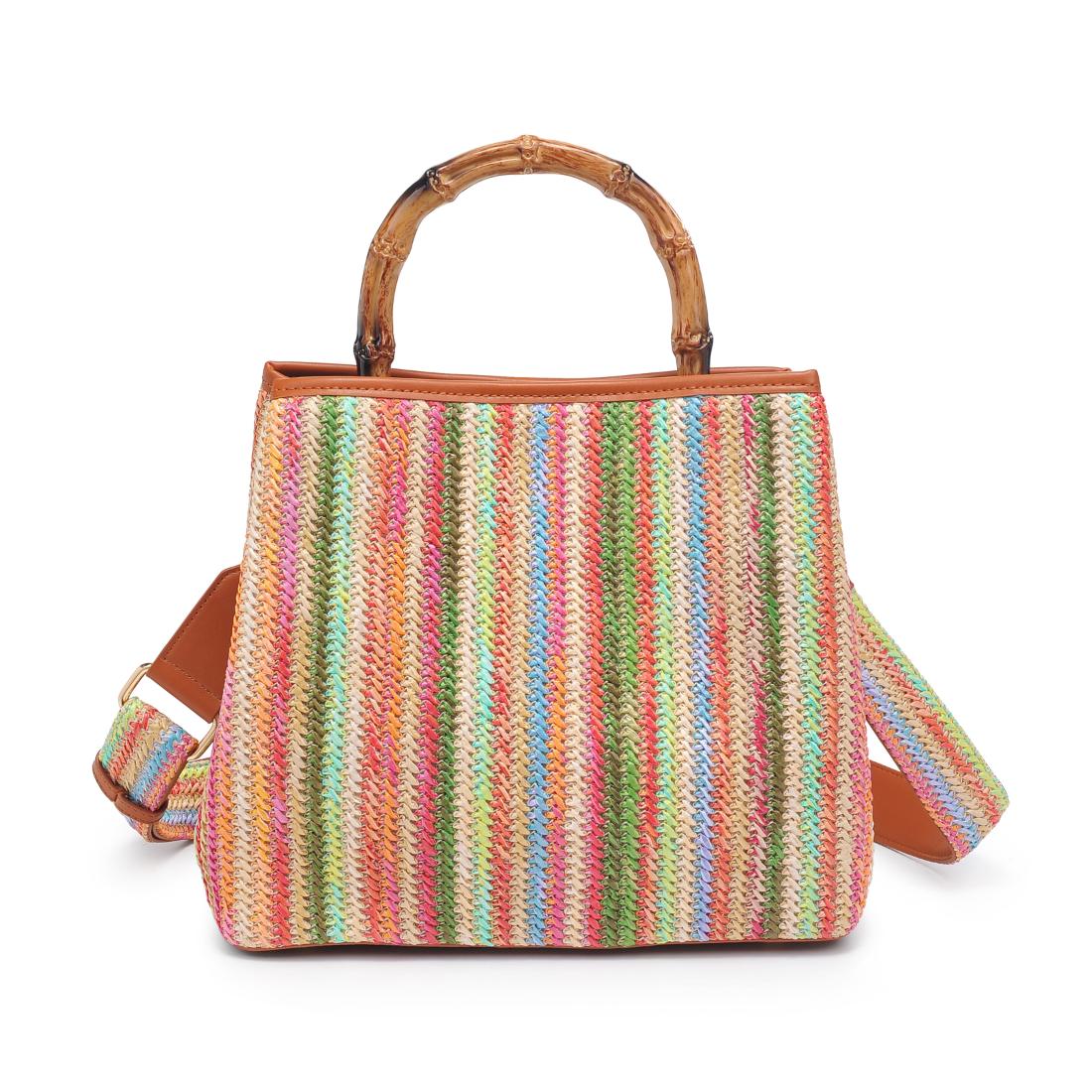 Woman wearing Multi Moda Luxe Kalani Tote 842017138570 View 5 | Multi