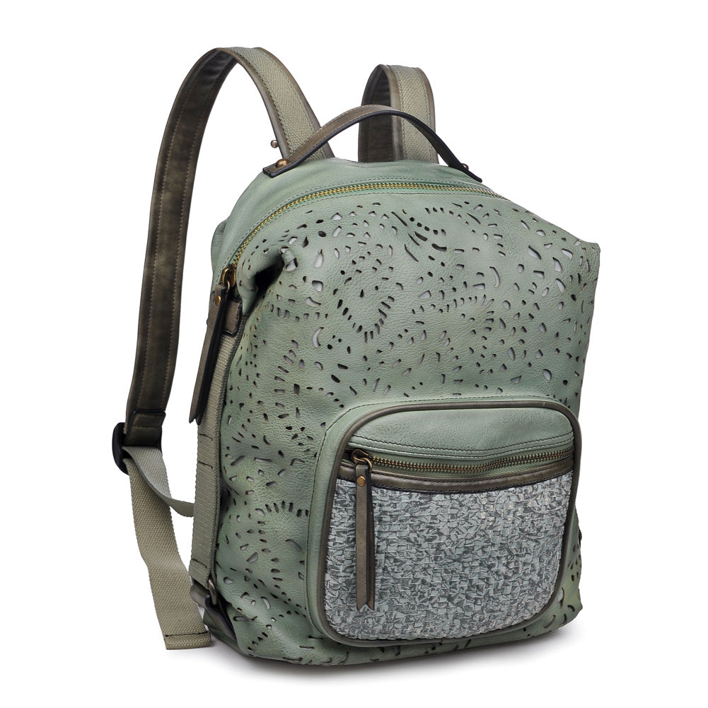 Product Image of Moda Luxe Summer Backpack 842017114031 View 2 | Sage
