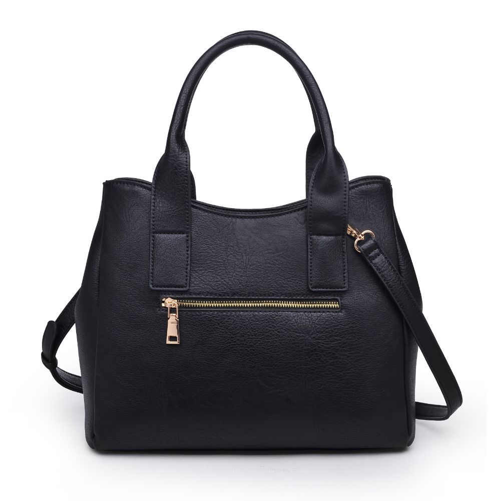 Product Image of Moda Luxe Kaitlyn Satchel 842017122319 View 3 | Black