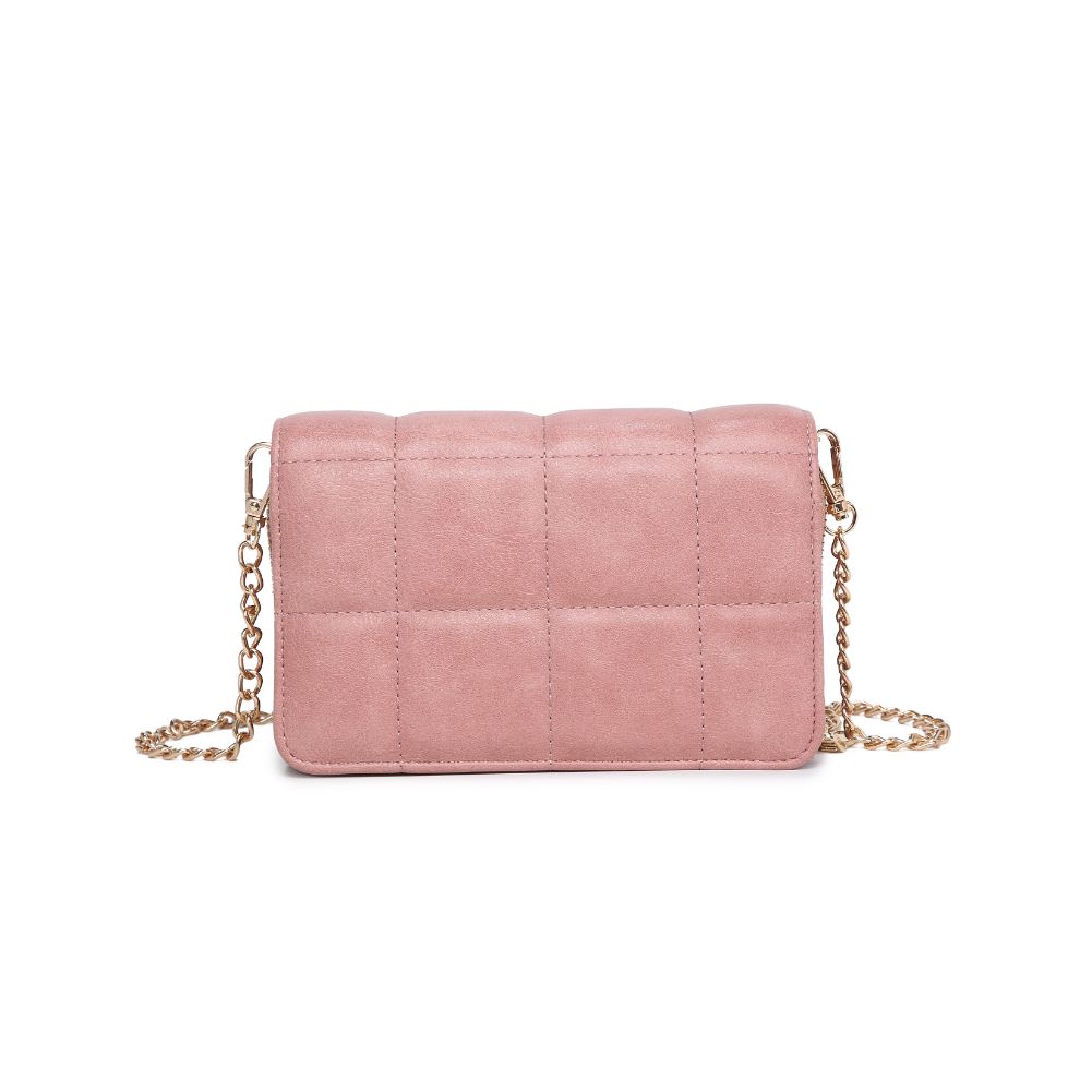 Woman wearing Blush Moda Luxe Alina Crossbody 842017129158 View 7 | Blush