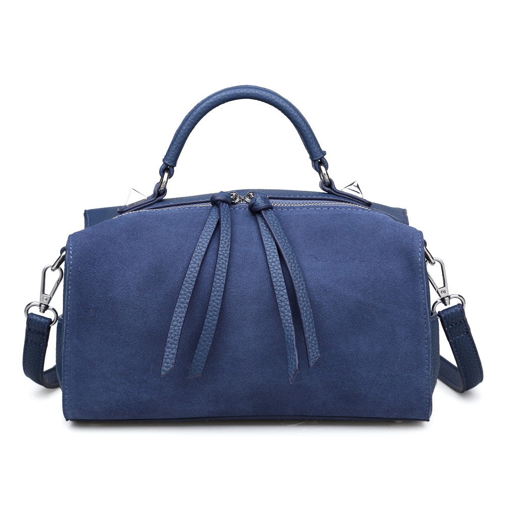 Product Image of Moda Luxe Hudson Satchel 842017115625 View 1 | Navy