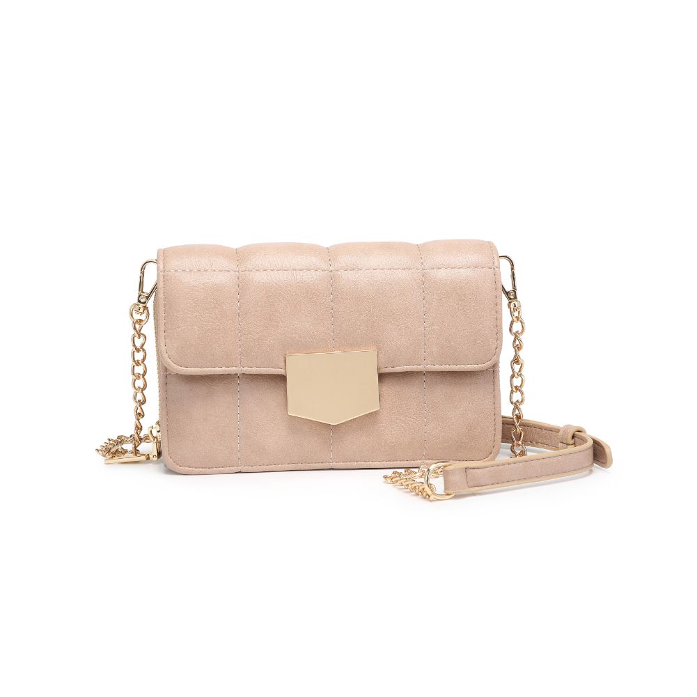 Woman wearing Nude Moda Luxe Alina Crossbody 842017128373 View 5 | Nude