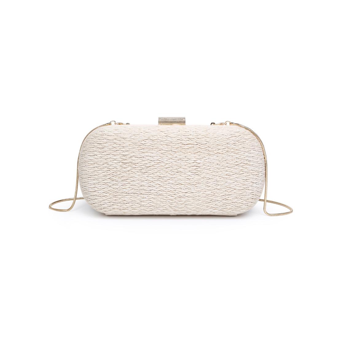 Woman wearing Ivory Moda Luxe Quinn Evening Bag 842017141174 View 7 | Ivory
