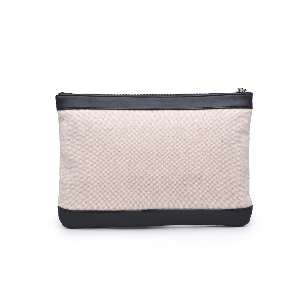 Product Image of Moda Luxe Ibiza Clutch 842017120247 View 7 | Beige Black