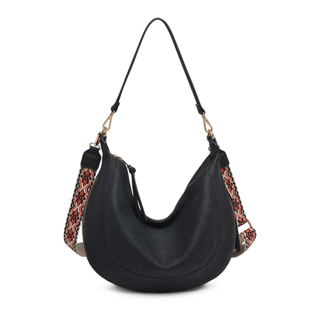 Product Image of Moda Luxe Ruby Hobo 842017129356 View 5 | Black