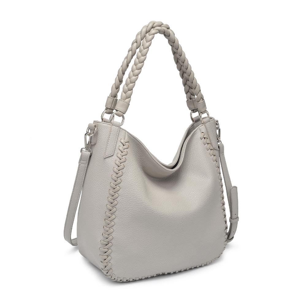 Product Image of Moda Luxe Luxelle Hobo 842017134930 View 6 | Grey