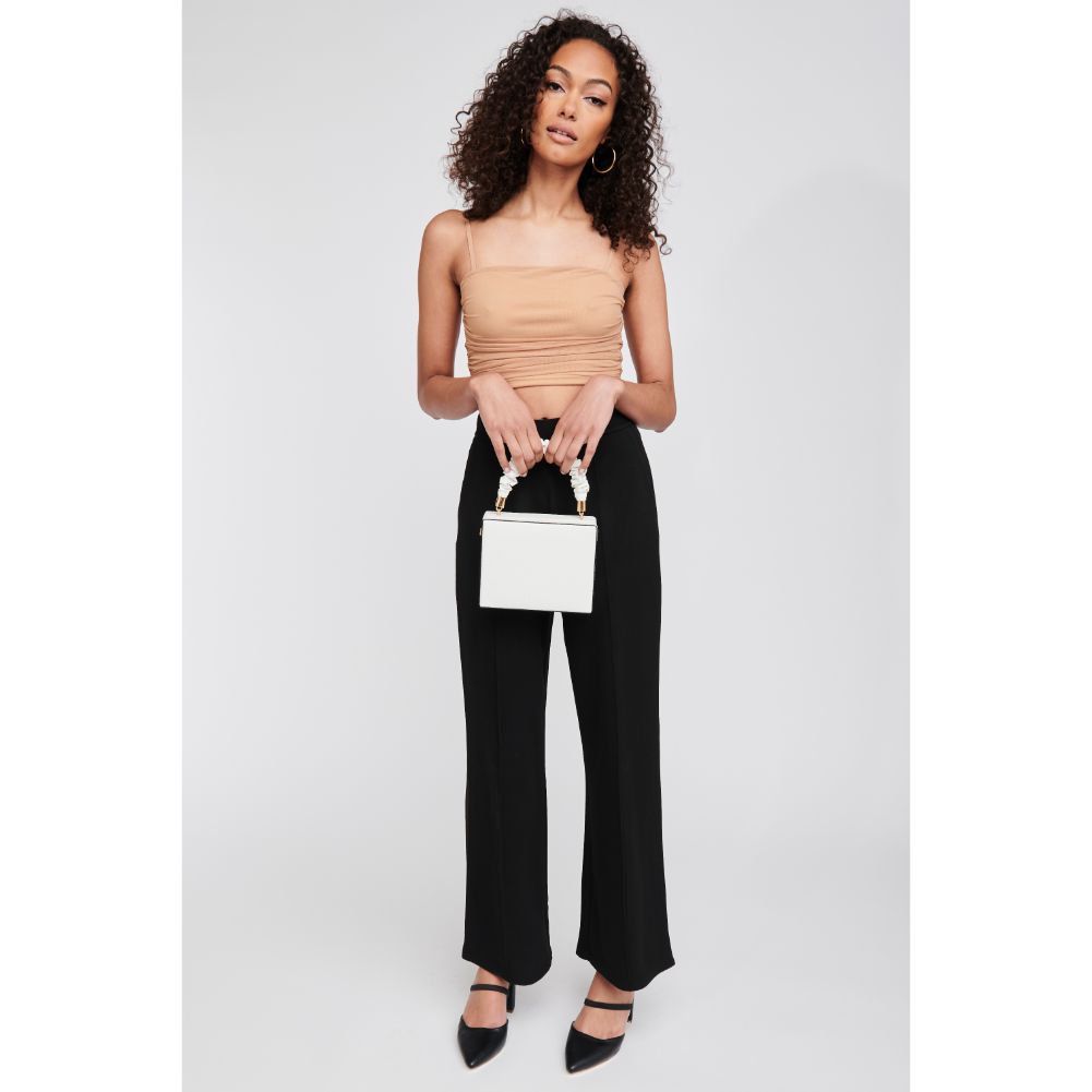 Woman wearing White Moda Luxe Kaia Crossbody 842017127536 View 3 | White