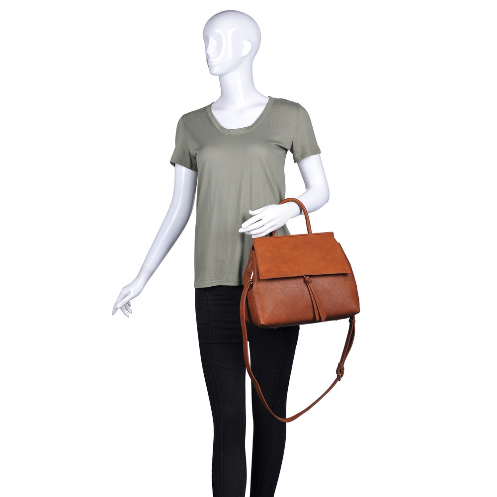 Product Image of Moda Luxe Clare Satchel 842017118329 View 5 | Tan