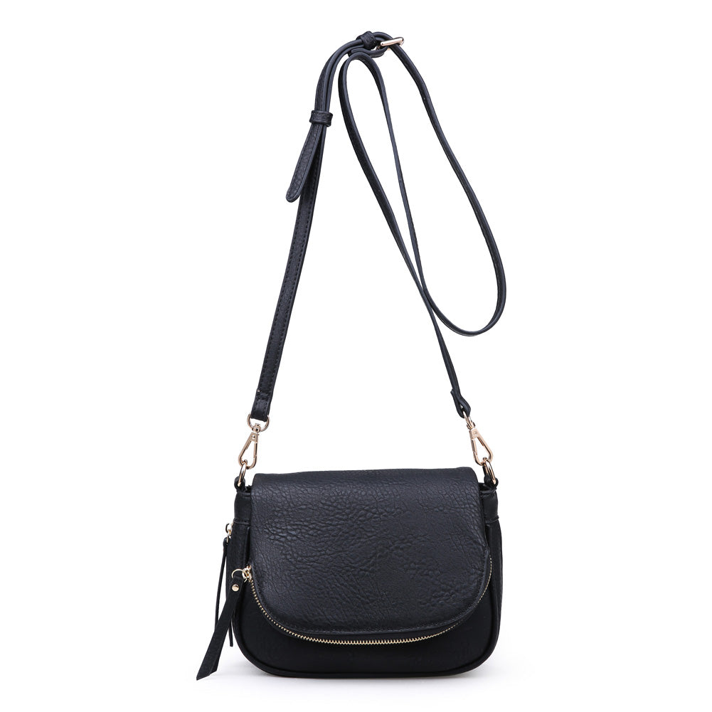 Woman wearing Black Moda Luxe Diva Crossbody 842017114857 View 5 | Black