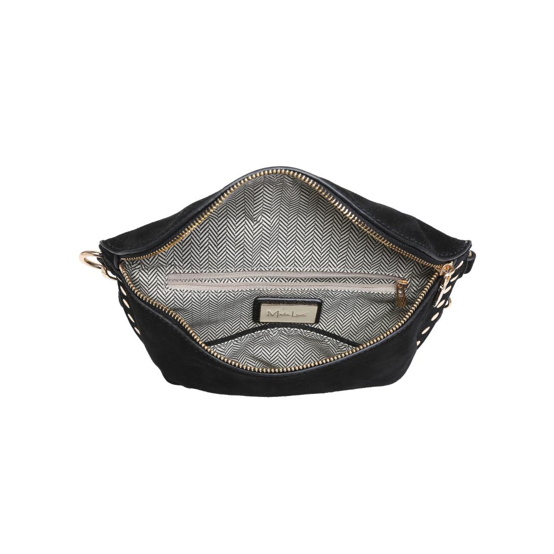 Moda Luxe Gizelle-Suede Belt Bag 842017139706 View 8 | Black
