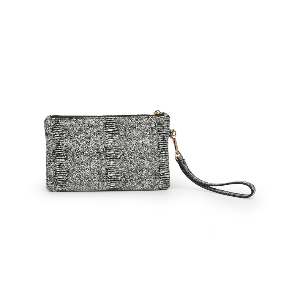 Product Image of Moda Luxe Olivia Wristlet 842017117957 View 7 | Black White
