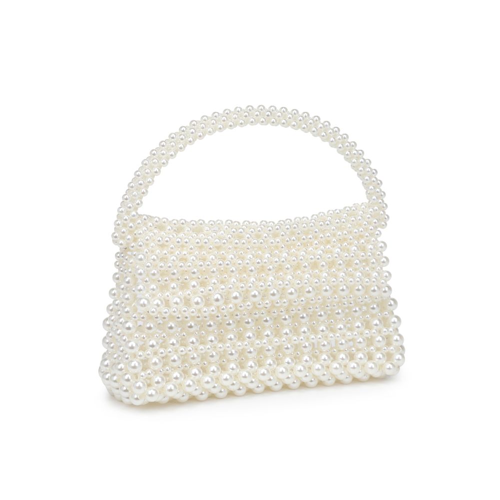 Woman wearing Ivory Moda Luxe Darcy Evening Bag 842017132646 View 6 | Ivory