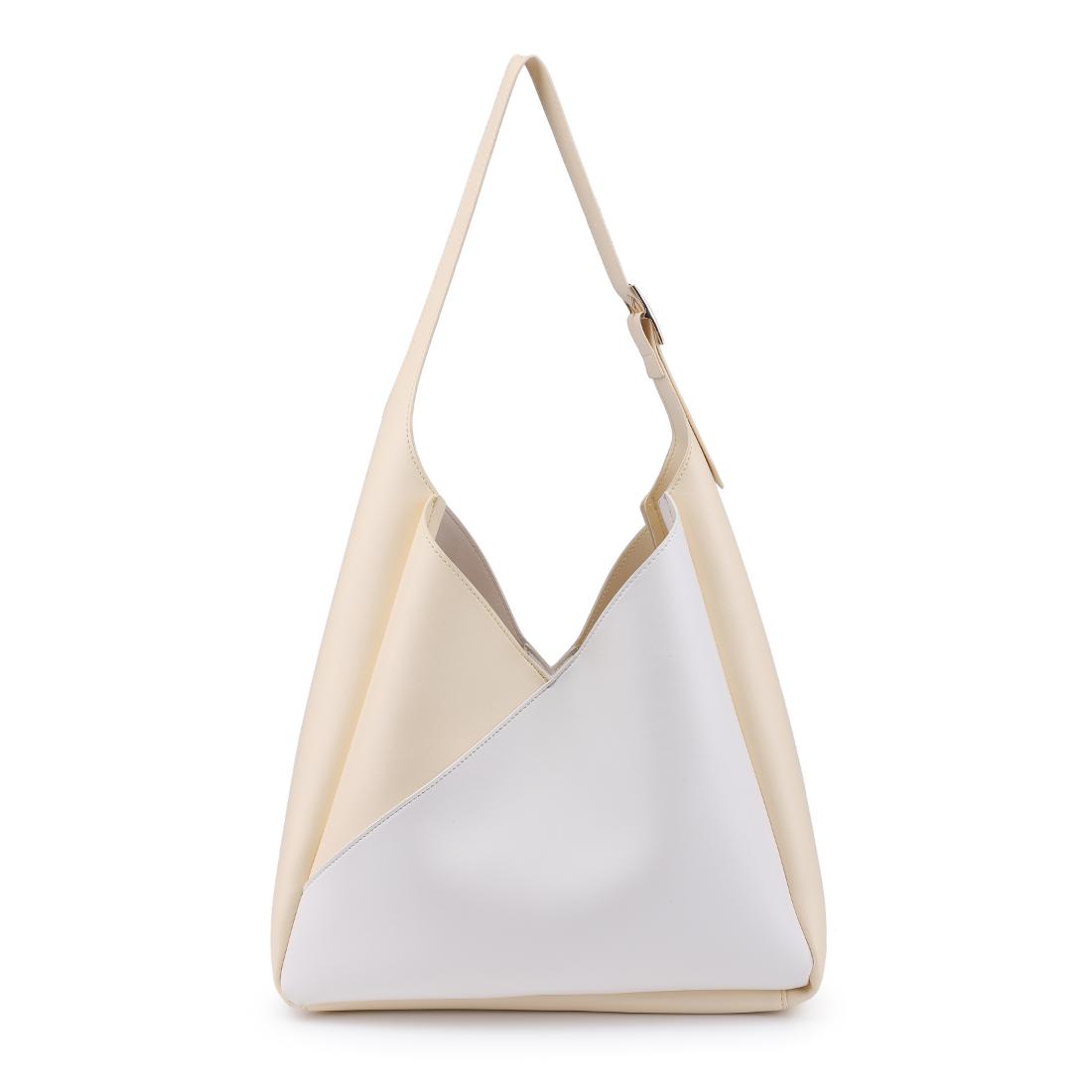 Woman wearing Ivory Butter Moda Luxe Frankie Hobo 842017138549 View 7 | Ivory Butter