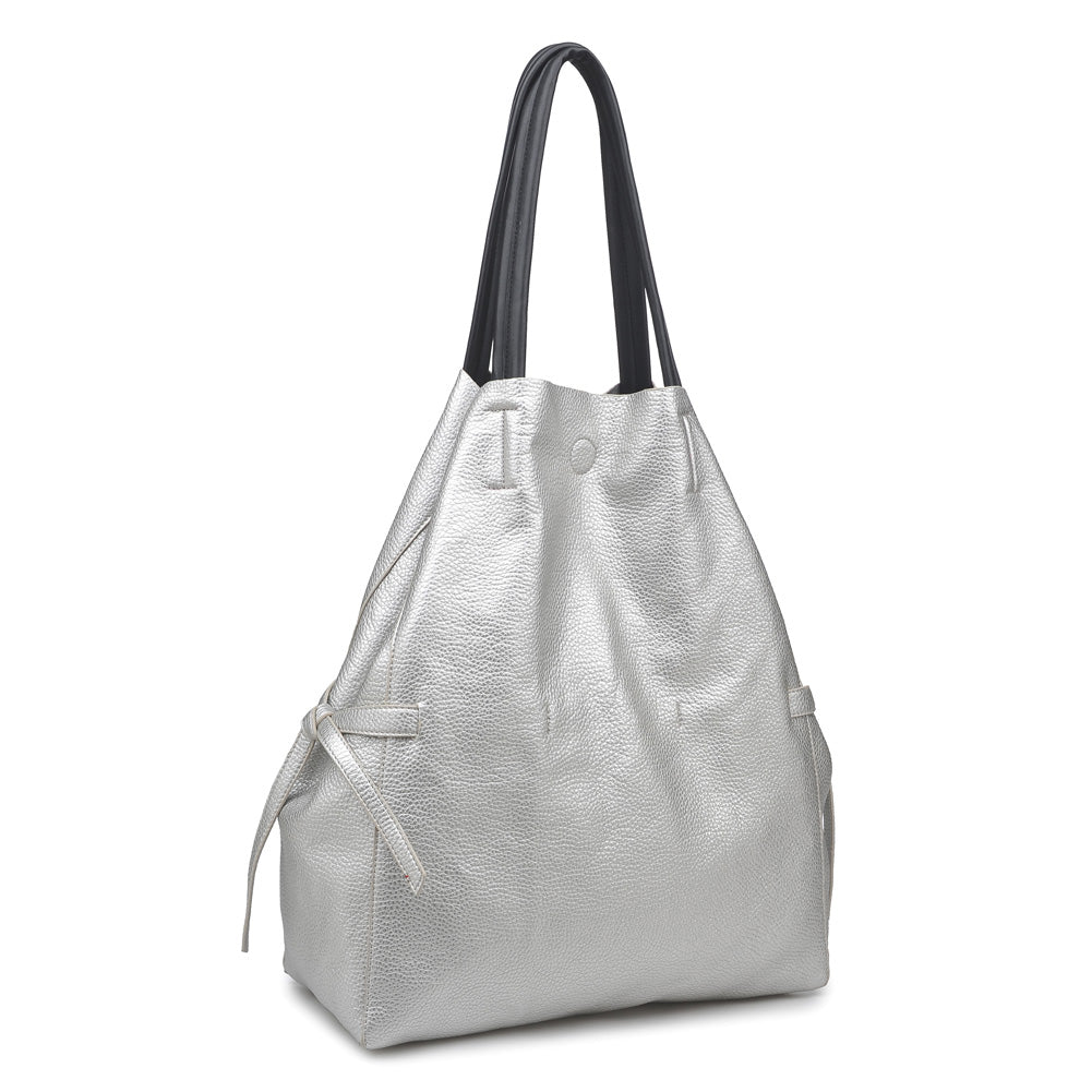 Product Image of Moda Luxe Phoenix Tote 842017111887 View 2 | Silver