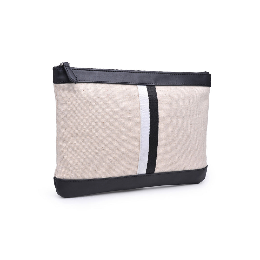 Product Image of Moda Luxe Ibiza Clutch 842017120247 View 6 | Beige Black