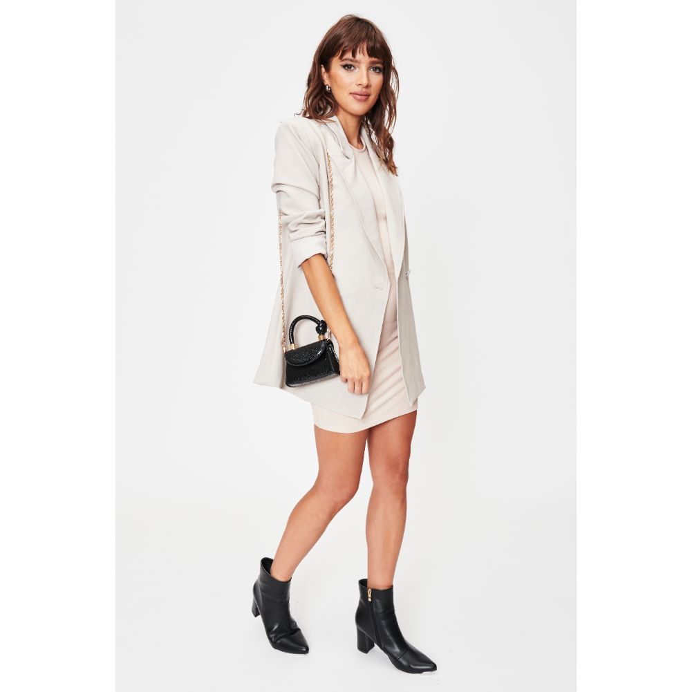 Woman wearing Black Moda Luxe Anna Crossbody 842017128441 View 3 | Black