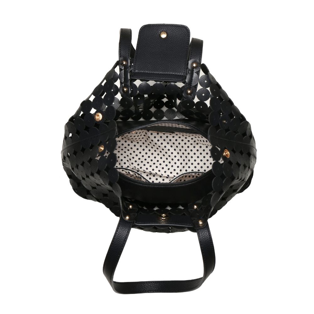 Product Image of Moda Luxe Casablanca Tote 842017110989 View 4 | Black