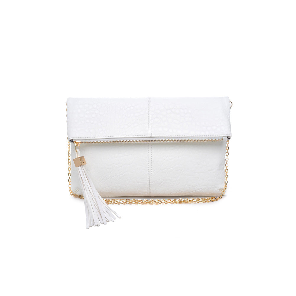 Product Image of Moda Luxe Melodie Clutch 819248017950 View 5 | White
