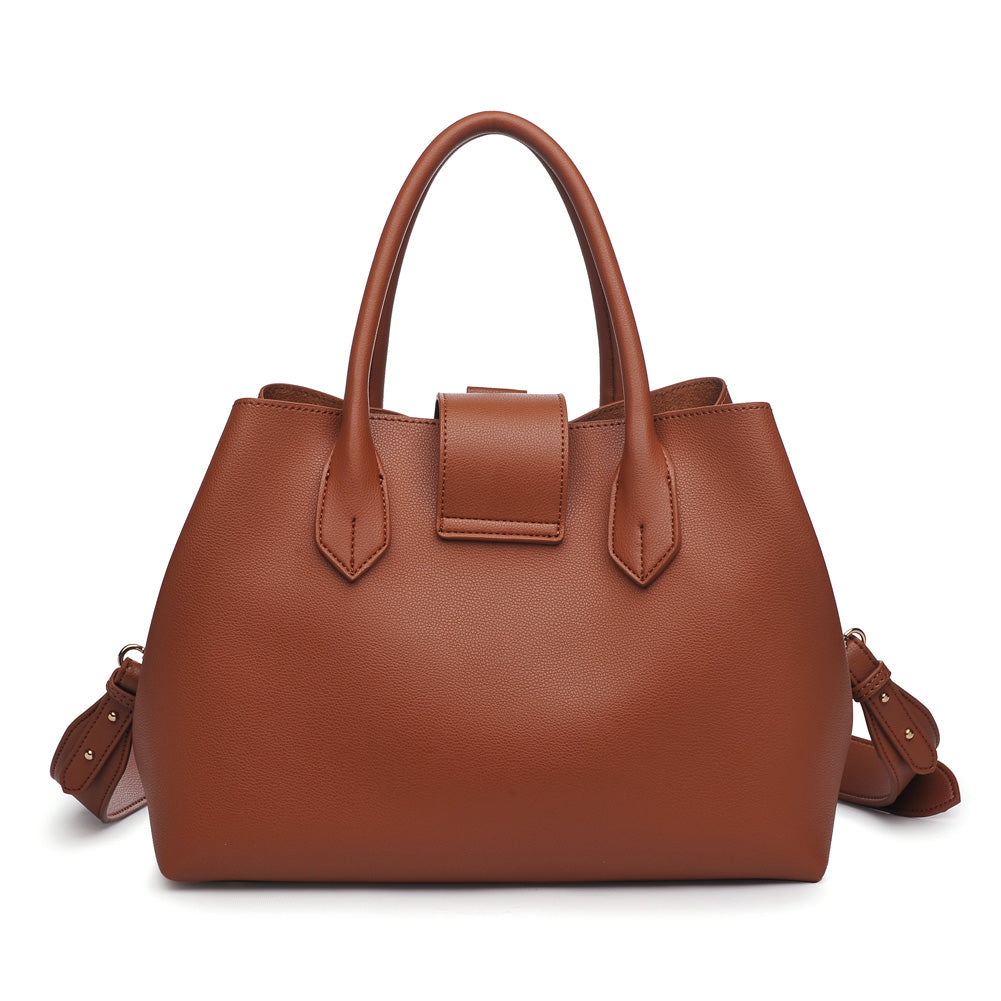 Product Image of Moda Luxe Bianca Satchel 842017116783 View 3 | Tan