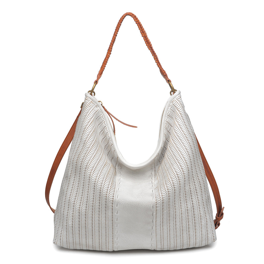 Product Image of Moda Luxe Alexa Hobo 842017113652 View 1 | White