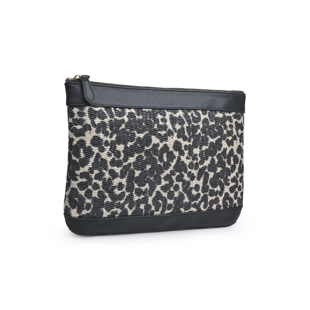 Product Image of Moda Luxe Ibiza Clutch 842017124771 View 2 | Cream Leopard