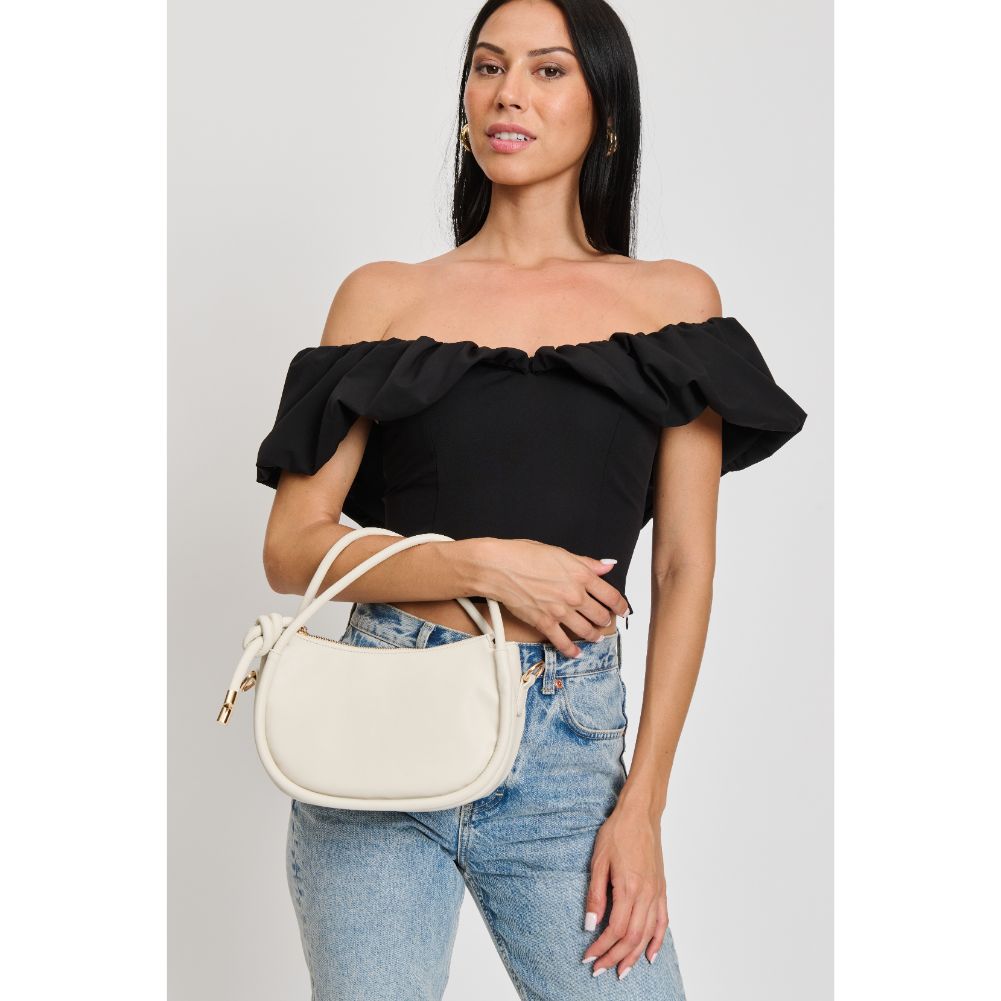Woman wearing Bone Moda Luxe Celine Crossbody 842017133629 View 1 | Bone