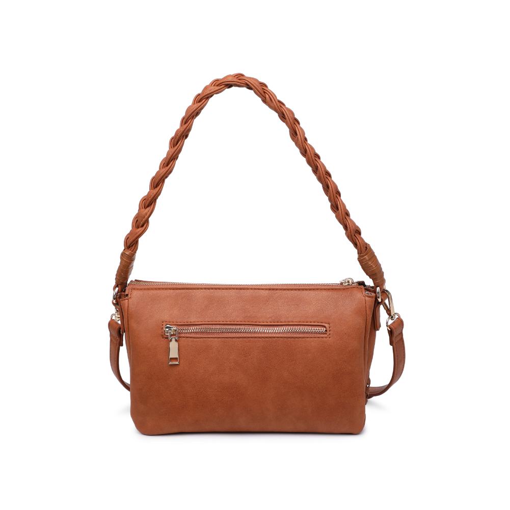 Product Image of Moda Luxe Velveta Crossbody 842017135364 View 7 | Tan