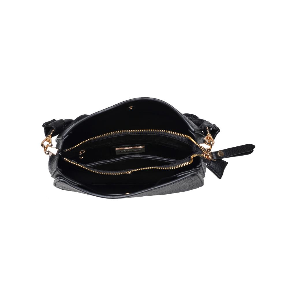 Product Image of Moda Luxe Glamique Crossbody 842017134831 View 8 | Black