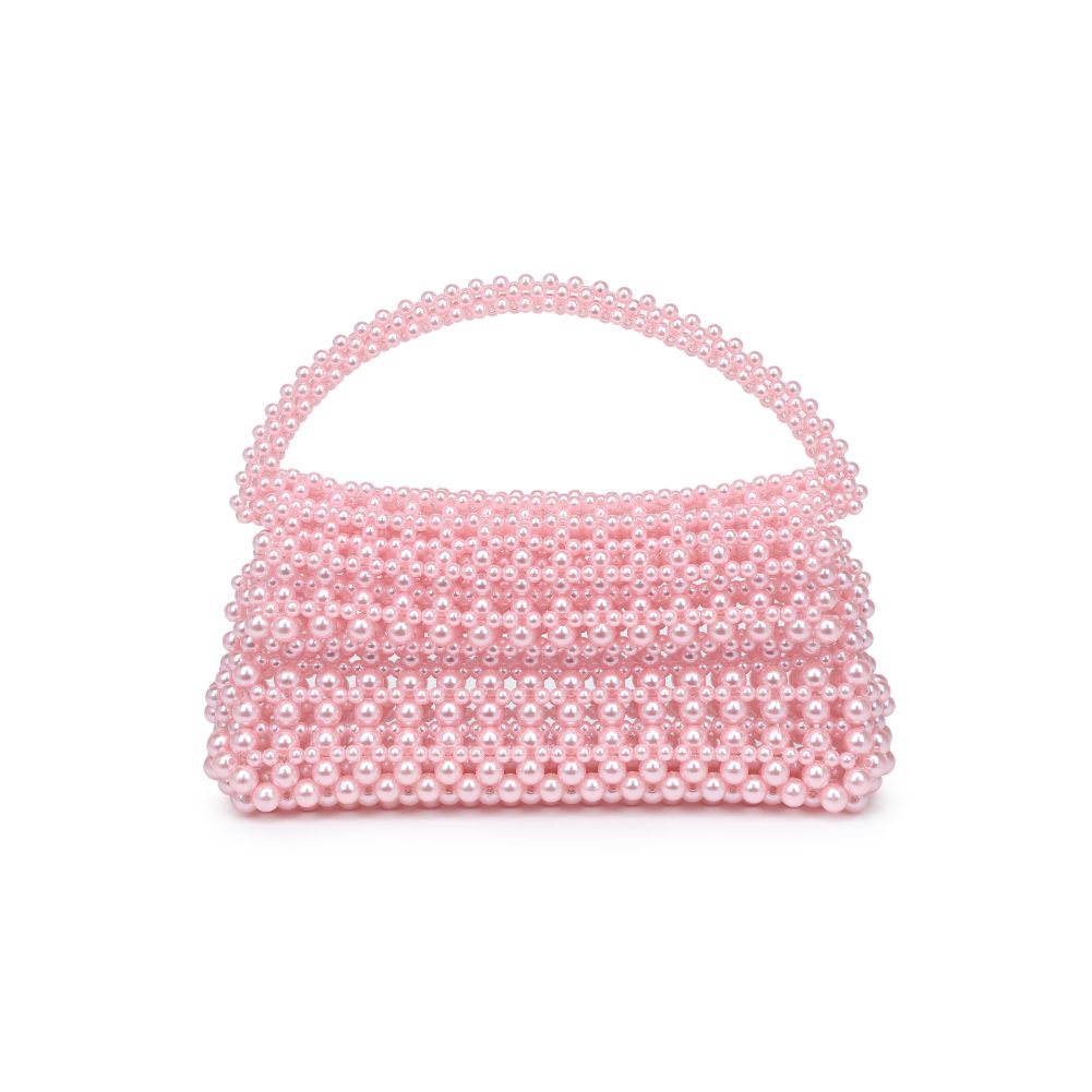 Woman wearing Pink Moda Luxe Darcy Evening Bag 842017132653 View 5 | Pink