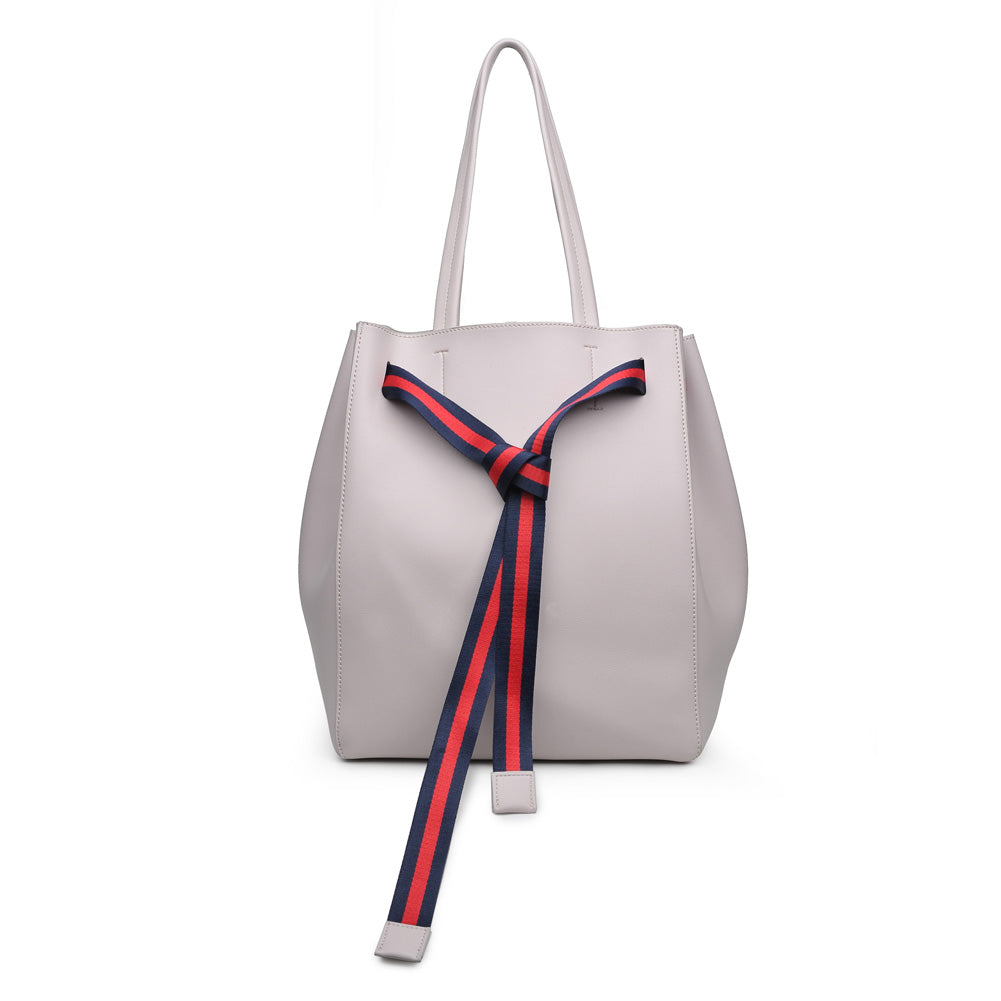 Woman wearing Bone Moda Luxe Dutchess Tote 842017118794 View 2 | Bone