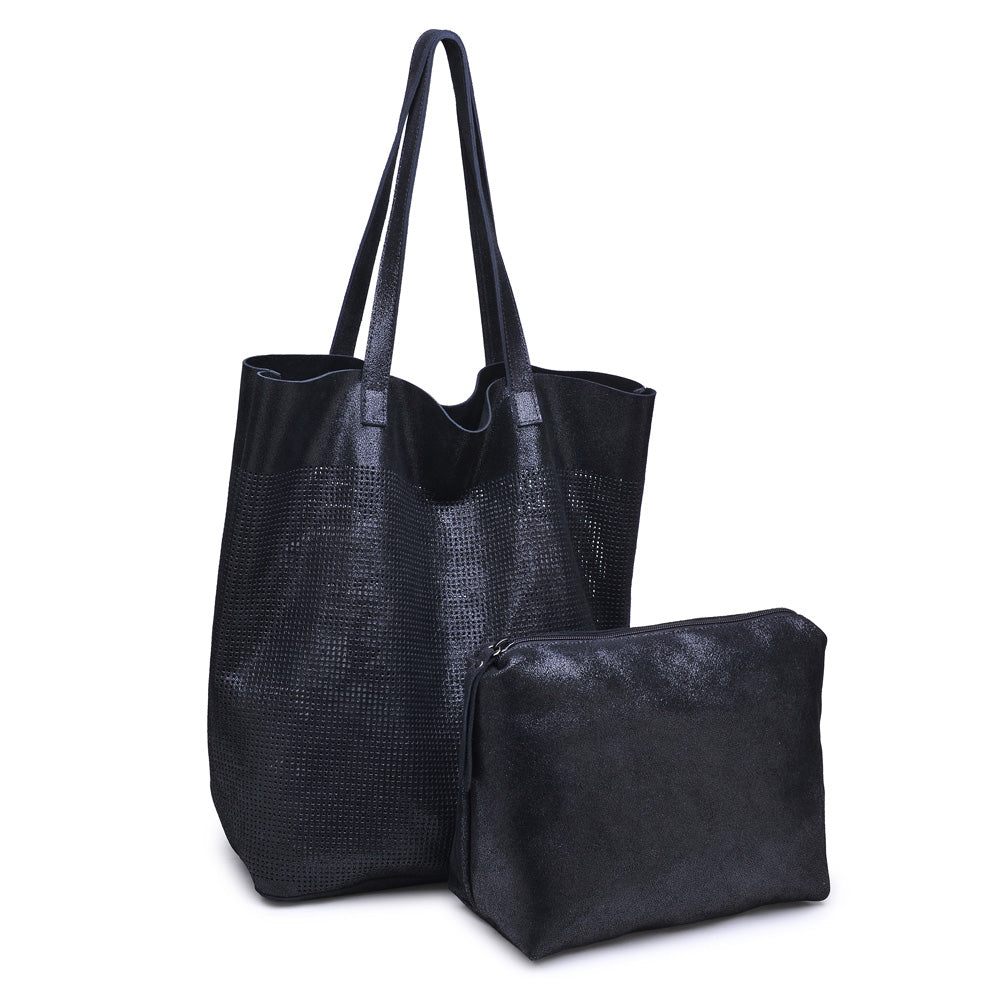 Product Image of Moda Luxe Stella Tote 842017108382 View 5 | Black