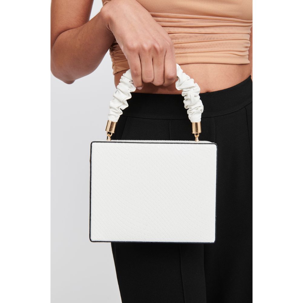 Woman wearing White Moda Luxe Kaia Crossbody 842017127536 View 2 | White
