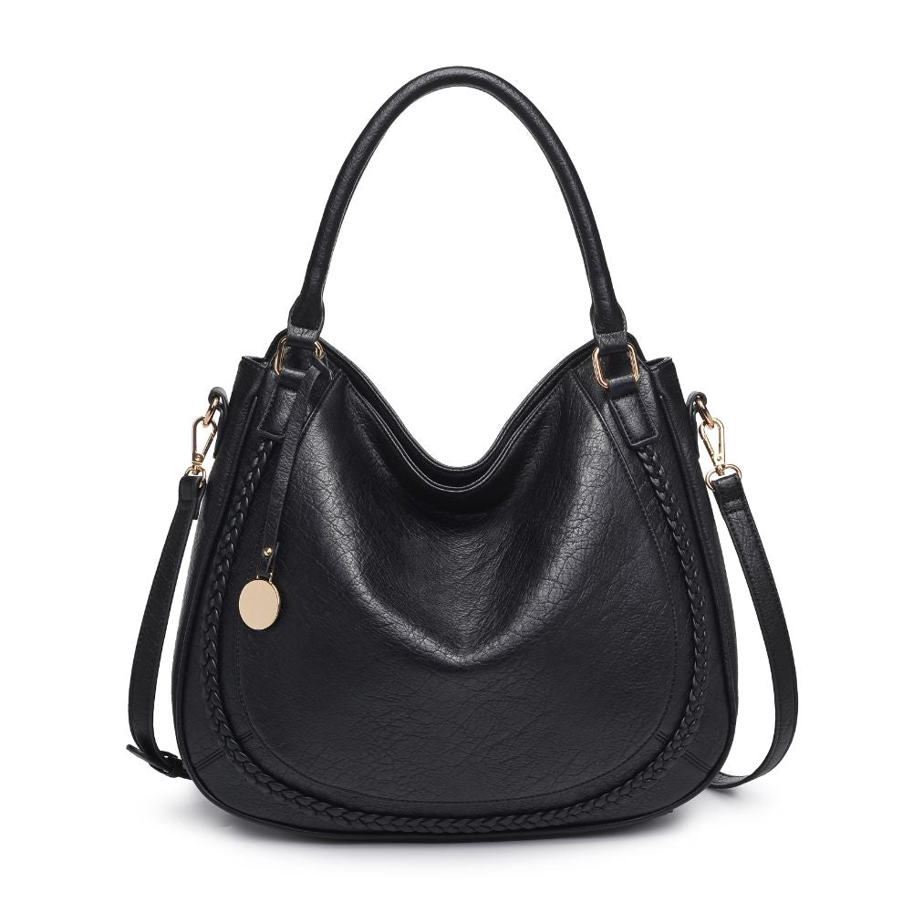 Product Image of Moda Luxe Lindsay Hobo 842017128137 View 5 | Black