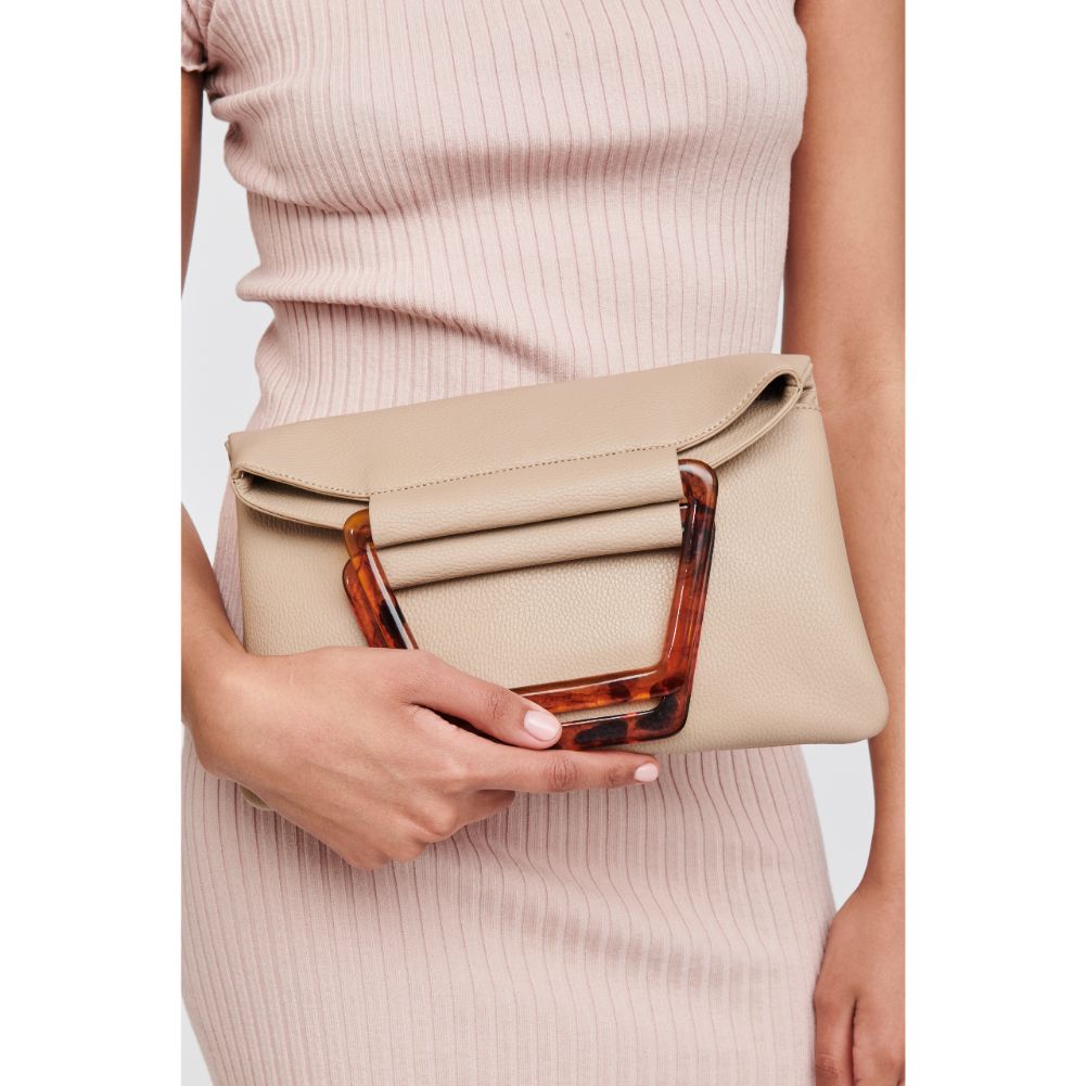 Woman wearing Natural Moda Luxe Deschanel Crossbody 842017121039 View 2 | Natural