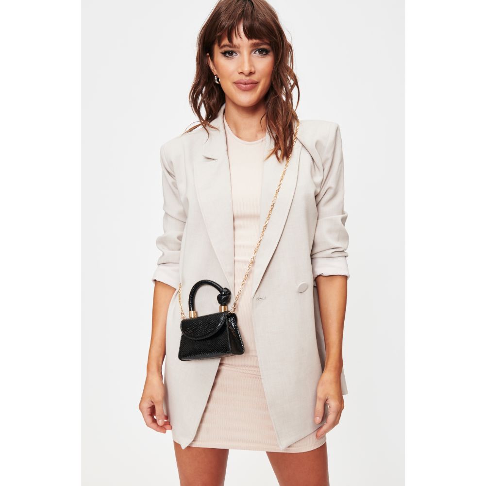 Woman wearing Black Moda Luxe Anna Crossbody 842017128441 View 2 | Black