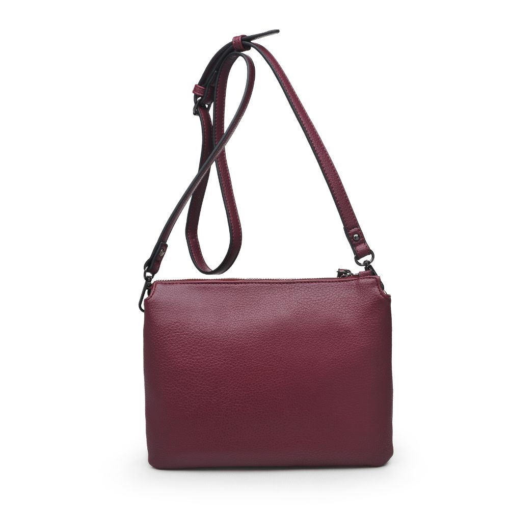 Product Image of Moda Luxe Lydia Crossbody 842017123255 View 3 | Wine