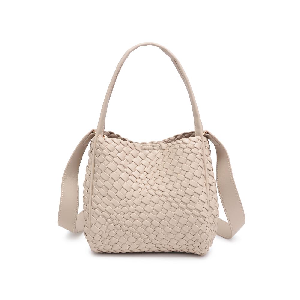 Woman wearing Ivory Moda Luxe Roxy Crossbody 842017136262 View 7 | Ivory