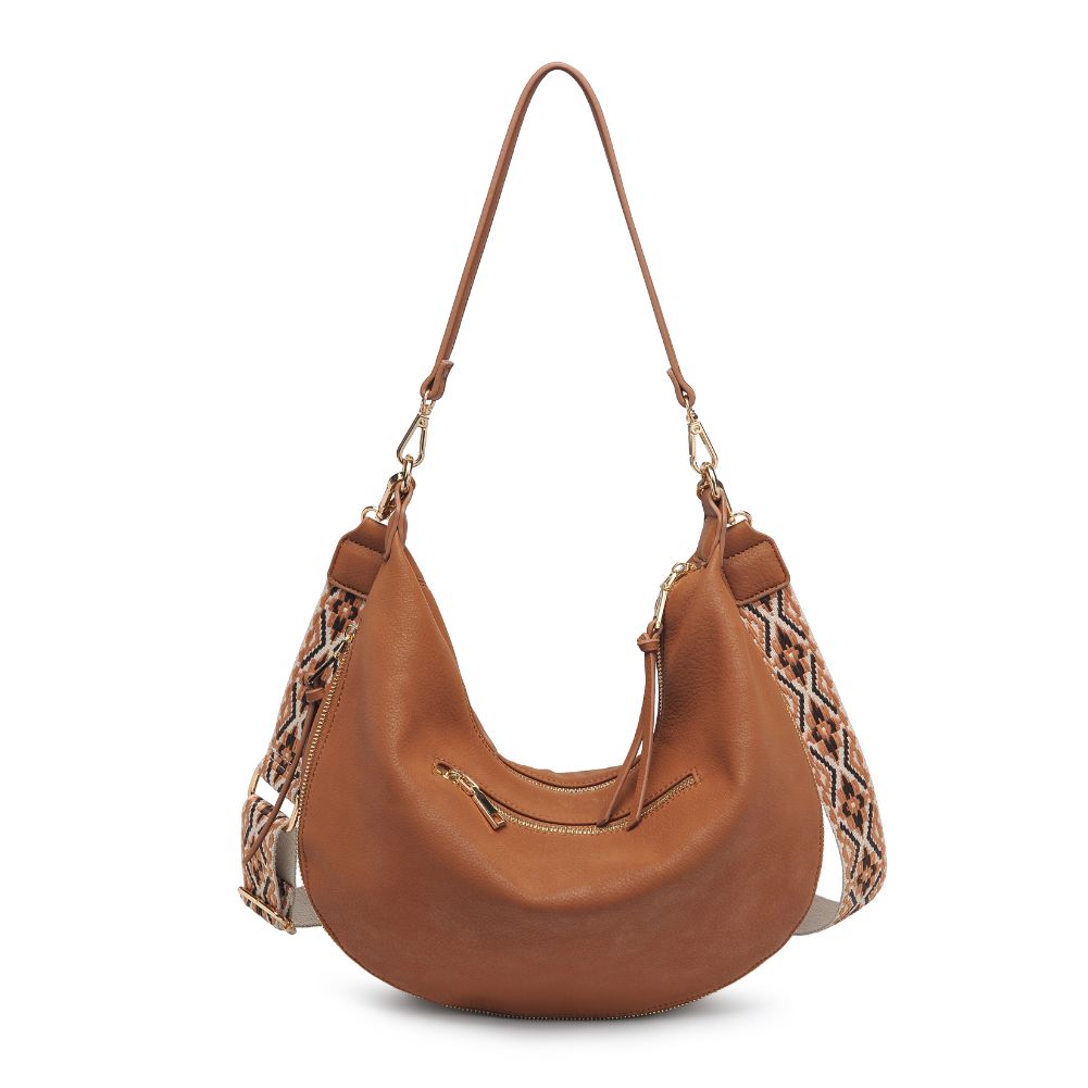 Product Image of Moda Luxe Ruby Hobo 842017129370 View 7 | Cognac